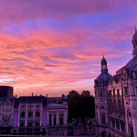 City Penthouse, Rooftop Terrace, Free Netflix, Wifi And Airco Antwerpen Bagian luar foto