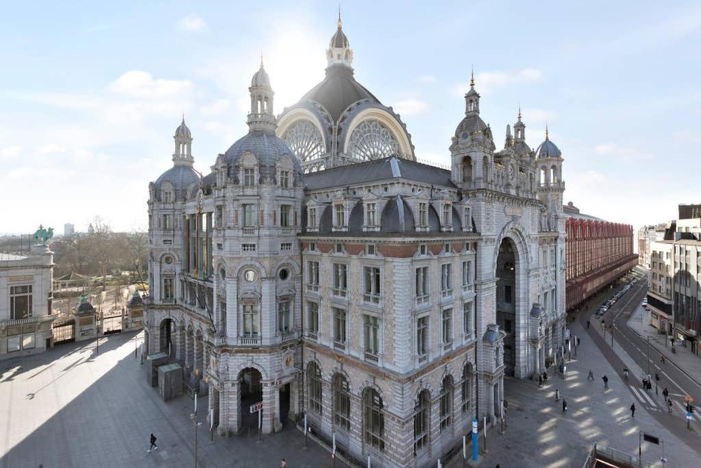 City Penthouse, Rooftop Terrace, Free Netflix, Wifi And Airco Antwerpen Bagian luar foto